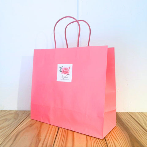 【ソフィアギフト紙袋L（ピンク）】鎌倉ローズアトリエ ソフィア